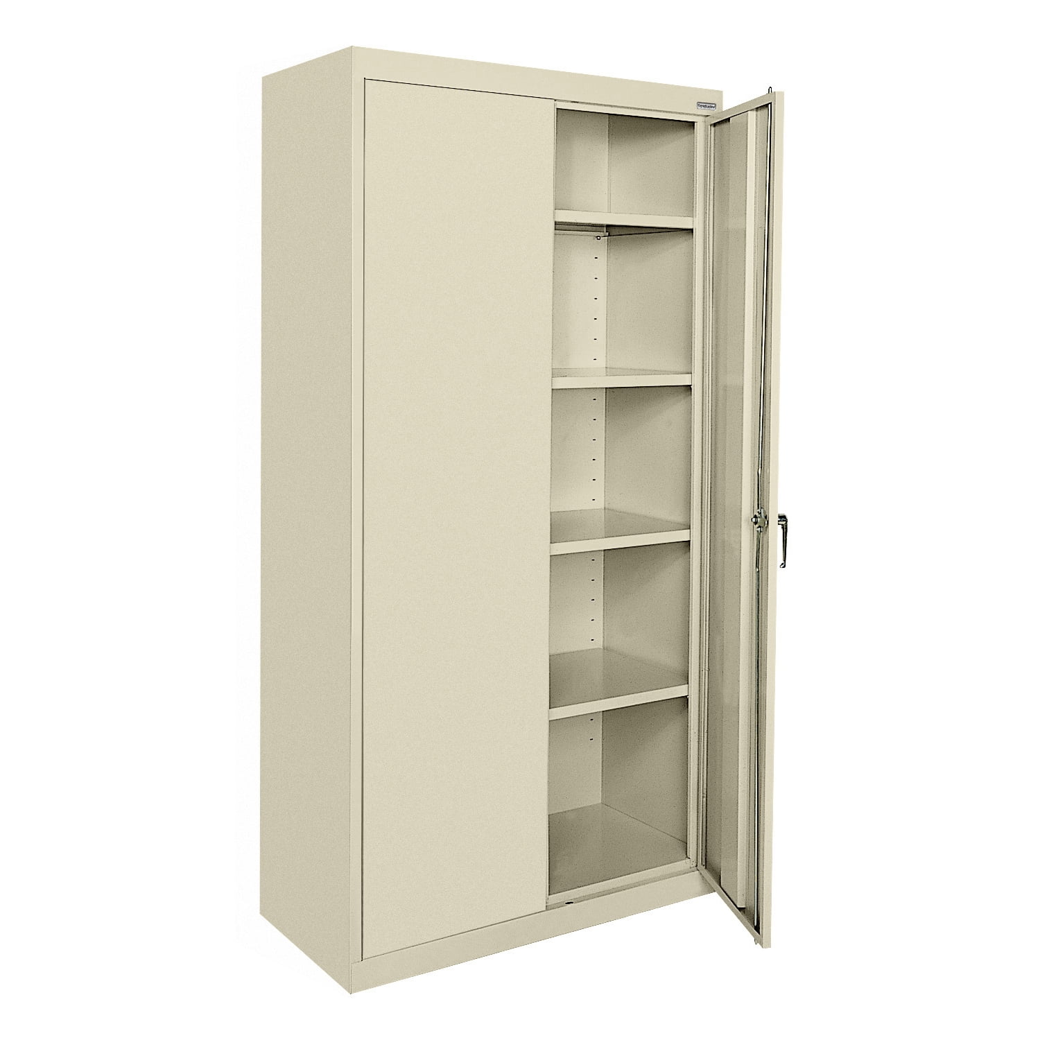 SANDUSKY CA41362472-07 24 ga. Steel Storage Cabinet, 36" W, 72" H, Shelving, Stationary